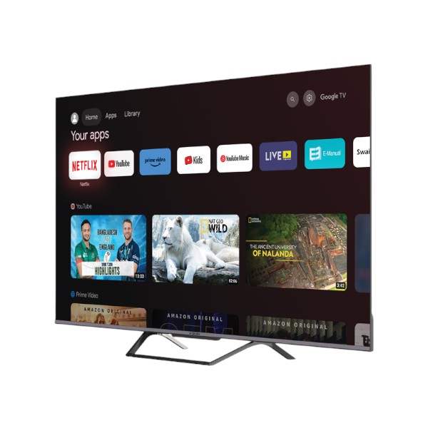 VISION 65" QLED TV Google Android 4K PQ1 Galaxy Pro