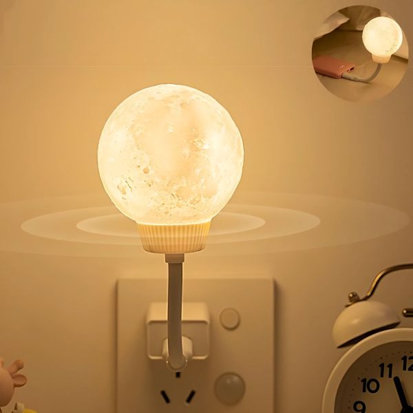 Moon Light Voice Controlled LED Lamp