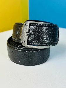 Genuine Leather Belt- Black (GearUp1003)