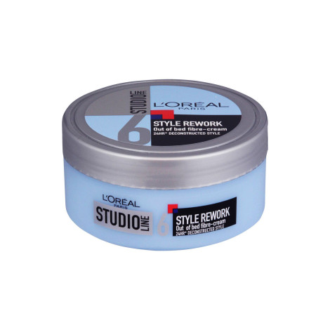 L'Oreal Studio Line 6 Style Rework Out Of Bed Fibre Cream 150ml (Germany)