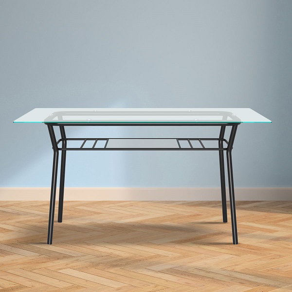 Regal Crystal Metal Dining Table | TDH-201-4-1-66 (Classic)