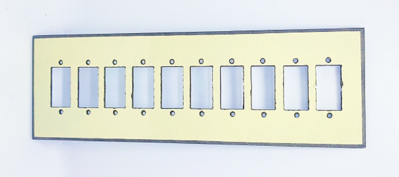 10 Hole Fiber Switch Board Off-White