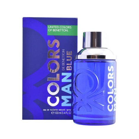 Benetton Colors Blue for Man Eau De Toilette 100ml (Spain)