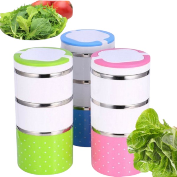 3 Layer Hotpot Lunch Box Stainless Steel Tiffin Box SS Lunch Box