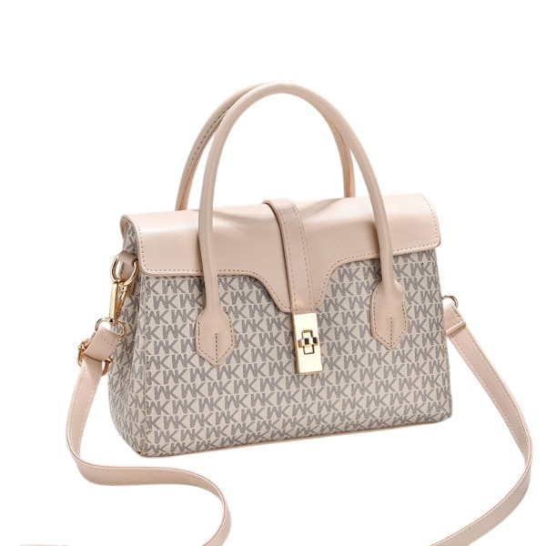 Newest High Quality MK Design American Bag Luxury Women's Handbags(Cream)