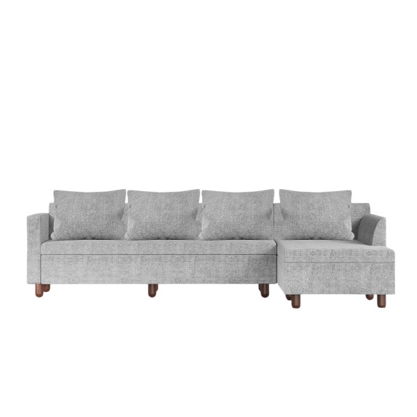 Regal Wooden 5 Seater Sofa-IMPERIAL IMPERIAL-SDC-355-3-1-20(5 SEATER L SHP)FABRIC-2123