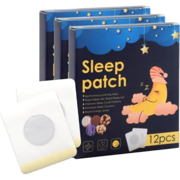 Stress Relief Natural Sleep Patch, Restful Sleep Aid Sticker, Gentle & Effective Sleep Improvement Patch