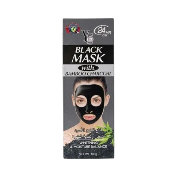 YC  With Bamboo Charcoal Black Mask 100ml (Thailand)