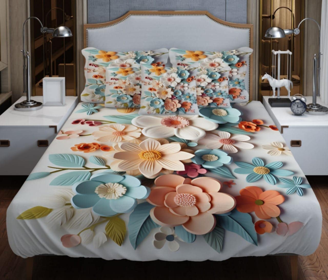Water Proof China Premium 3D Design Bed Sheet
