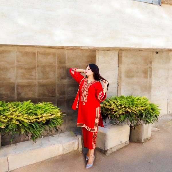 Chic Printed Two Piece Set