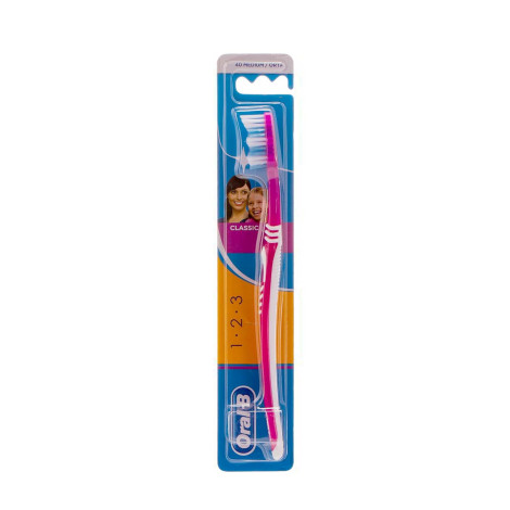 Oral-B 1 2 3 Classic 40 Medium - Purple (India)