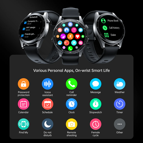 JOYROOM JR-FC2 Classic Series Smart Watch (Answer/Make Call)-B2B