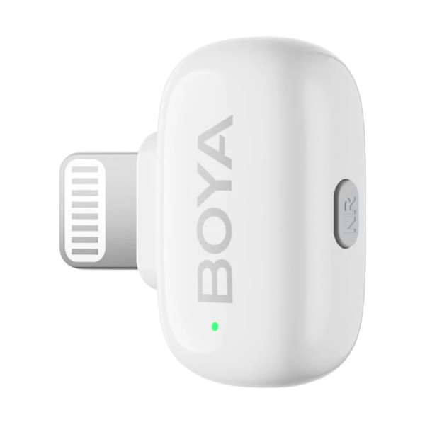 Boya Mini-13 2.4G Wireless White Microphone for Android & IOS (2xRX, 2xTX)
