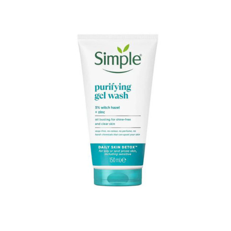 Simple Daily Skin Detox Purifying Gel Wash 150ml (Poland)