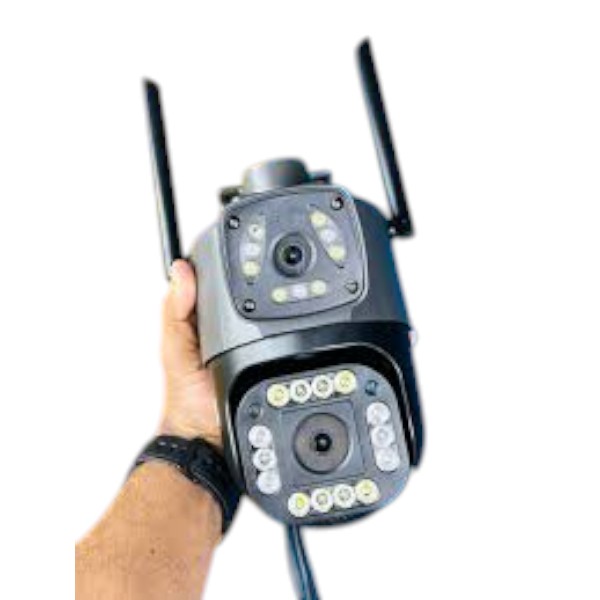 Speed-X IP Camera Wifi Wireless 2mp + 2mp HD Dual Lens PTZ + Still CCTV Surveillance Outdoor Wifi Camera