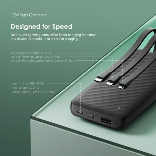 Oraimo Traveler 5101 OPB-P5101 10000mAh Power Bank