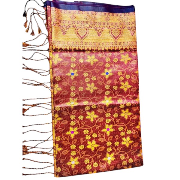Soft silk katan sharee