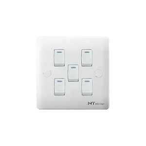 NT blu-ray Smart 16A 5 Gang Switch