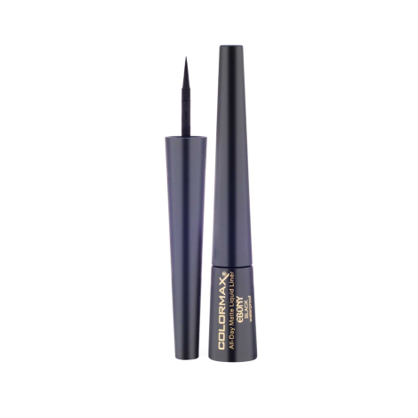 Colormax Ebony Waterproof All Day Matte Liquid Liner – Black (Germany)