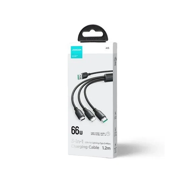 Joyroom S-1T3066A15 3 In 1 66w Charging Cable